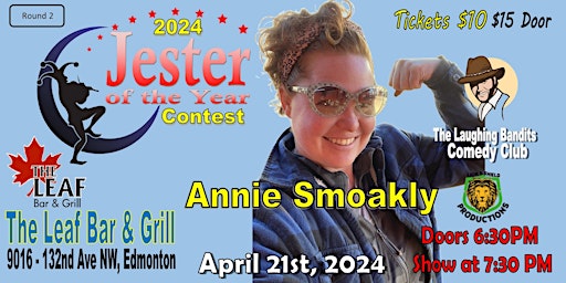 Imagen principal de Jester of the Year Contest at The Leaf Bar & Grill Staring Annie Smoakly