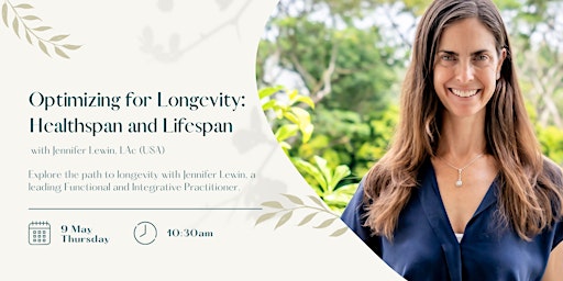 Imagen principal de Optimising For Longevity: Healthspan and Lifespan