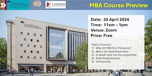 Imagen principal de UK MBA Course Preview