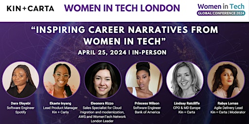 Hauptbild für Women in Tech London 2024