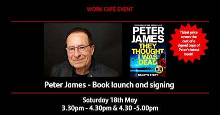 Peter James - Book launch including a signed copy of his latest book
