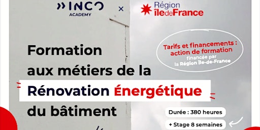 Imagem principal do evento Formation Rénovation Énergétique du bâtiment