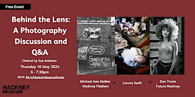 Imagem principal do evento Behind the Lens: A Photography Discussion and Q&A