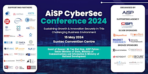 Imagem principal do evento AiSP CyberSec Conference 2024