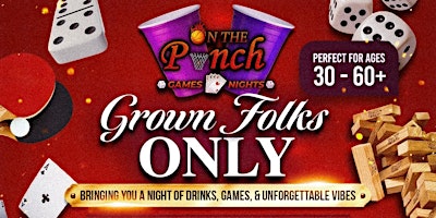 Image principale de OnThePunch Games Nights - Grown Folks Only