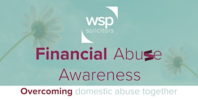 Imagem principal do evento Domestic Abuse: Financial Abuse awareness event