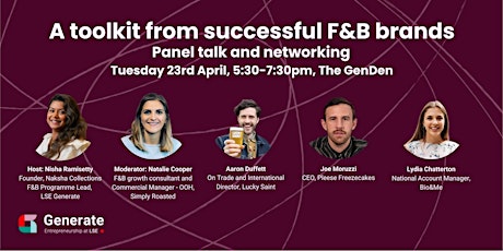Panel and Networking: A Toolkit from Successful F&B Brands