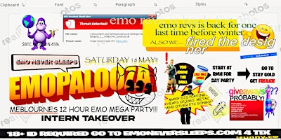 Imagem principal do evento EMO NEVER SLEEPS: DAY TO NIGHT PARTY
