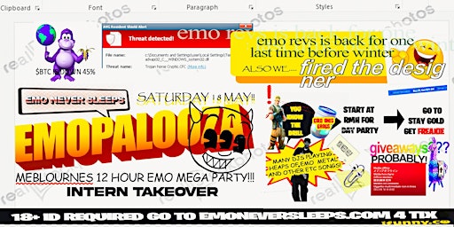 Primaire afbeelding van EMO NEVER SLEEPS: DAY TO NIGHT PARTY