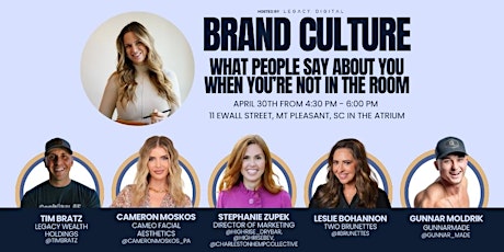 Defining Your Brand: What People Say About You When You're Not in the Room