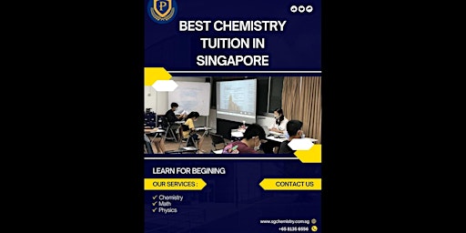 Imagem principal do evento Best A-level chemistry tuition in Singapore for all competitive exam