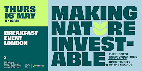 Breakfast Event: Making Nature Investable