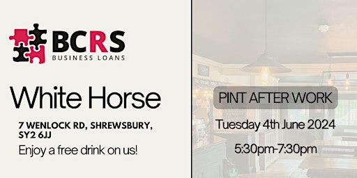 Pint After Work at the White Horse Pub: Shrewsbury primary image