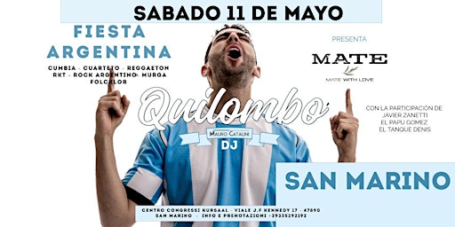 Imagen principal de GIN MATE  Presenta "QUILOMBO" Fiesta Argentina