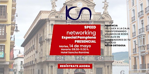 Imagem principal do evento Speed Networking Presencial Pamplona - 14 de mayo