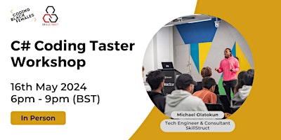 Hauptbild für C#  Coding Taster Workshop