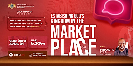 Imagem principal do evento ESTABLISHING GOD'S KINGDOM IN THE MARKET PLACE