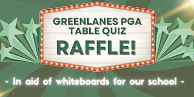 Hauptbild für Greenlanes PGA Quiz Night RAFFLE