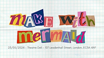 MAKE WITH MERMAID - Alternative clay workshop for families primary image