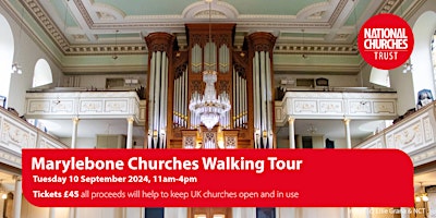 Marylebone Churches Walking Tour with the National Churches Trust primary image