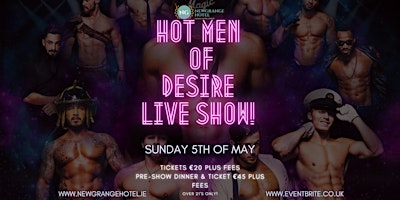 Imagem principal do evento Hot Men of Desire Live Show at Newgrange Hotel