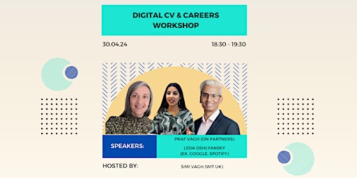 Imagem principal do evento WIT UK: Digital CV & Careers workshop