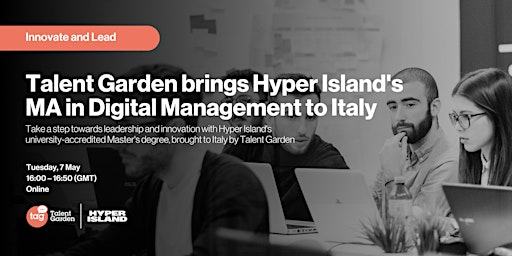 Imagen principal de Talent Garden brings Hyper Island's MA in Digital Management to Italy