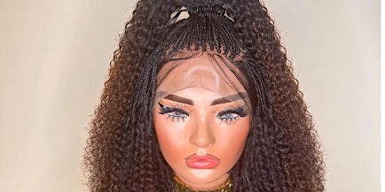 Image principale de Knotless Braid Wig - Full Lace Frontal Braided Wigs
