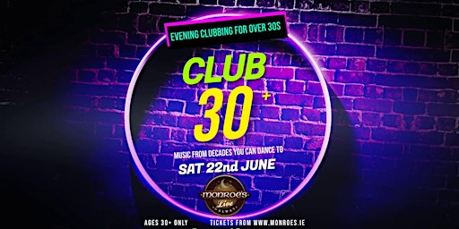 CLUB 30 - GALWAY primary image