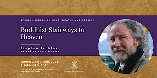 Imagem principal do evento Stephen Jenkins, "Buddhist Stairways to Heaven" (in-person & online)