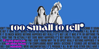 Primaire afbeelding van TOO SMALL TO TELL: A Play That's Not Not About H@rv3y W3inst31n