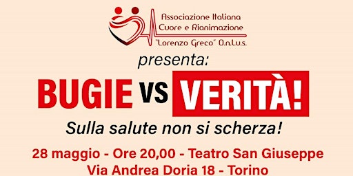 Imagen principal de BUGIE vs VERITA' Sulla Salute non si scherza!