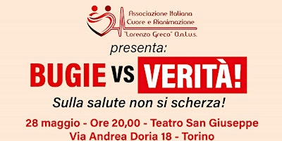 Image principale de BUGIE vs VERITA' Sulla Salute non si scherza!