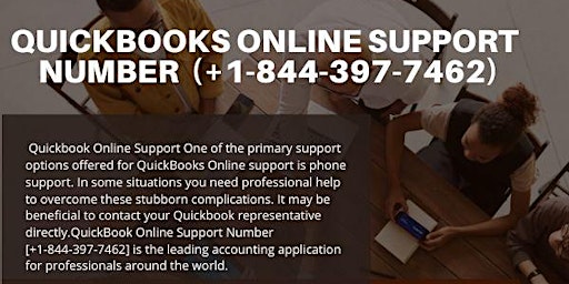 Image principale de QuickBooks Online Support Number  (+1-844-397-7462)