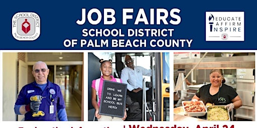 The School District of Palm Beach Job Fairs Belle Glade Library primary image