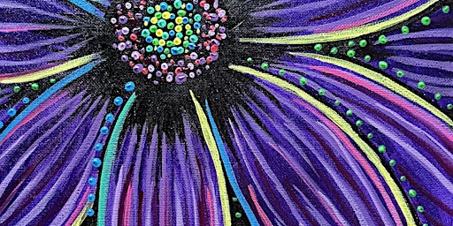 Purple Sunflower Paint Party  primärbild