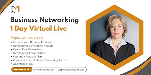 Business Networking Virtual Live Workshop in Sydney on 24th May, 2024 primary image