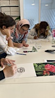 Imagem principal do evento Drawing Class How to draw Flowers