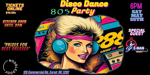Hauptbild für 80s Disco Dance Party