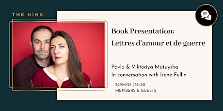 Hauptbild für Book Presentation & Discussion: Lettres d'amour et de guerre