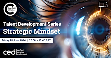 Hauptbild für Talent Development Series: Strategic Mindset