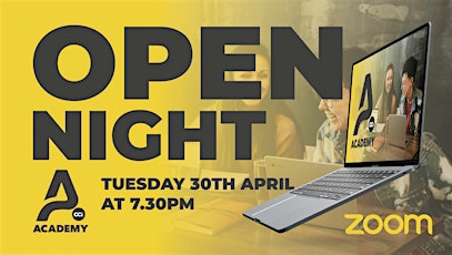 CCI Academy Open Night - April 30th