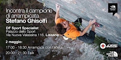 Speaker Series con Stefano Ghisolfi - incontra il campione di arrampicata primary image