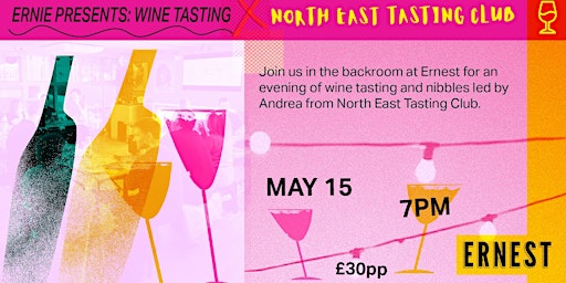 Imagem principal de Ernie Presents: Wine Tasting with North East Tasting Club