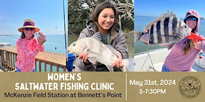 Primaire afbeelding van Women's Saltwater Fishing Clinic