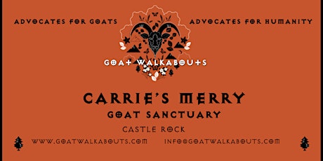GOAT WALKABOUTS ADVOCACY MEETUP (CARRIE'S MERRY)
