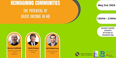 Imagem principal do evento Reimagining Communities: ​the Potential of a Basic Income in NB ​