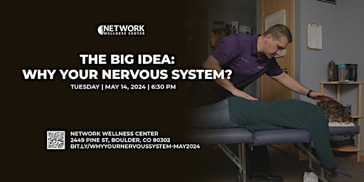 Imagem principal do evento The Big Idea: Why Your Nervous System