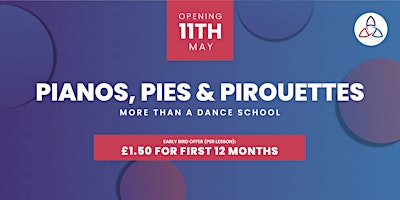 Imagem principal do evento Pianos Pies & Pirouettes Dance School Grand Opening