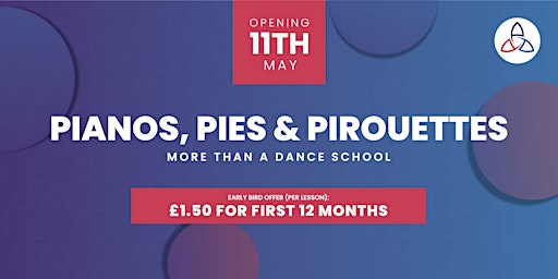 Imagem principal do evento Pianos Pies & Pirouettes Dance School Grand Opening